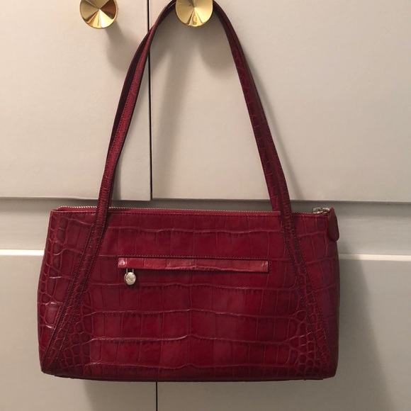 snake embossed leather handbags